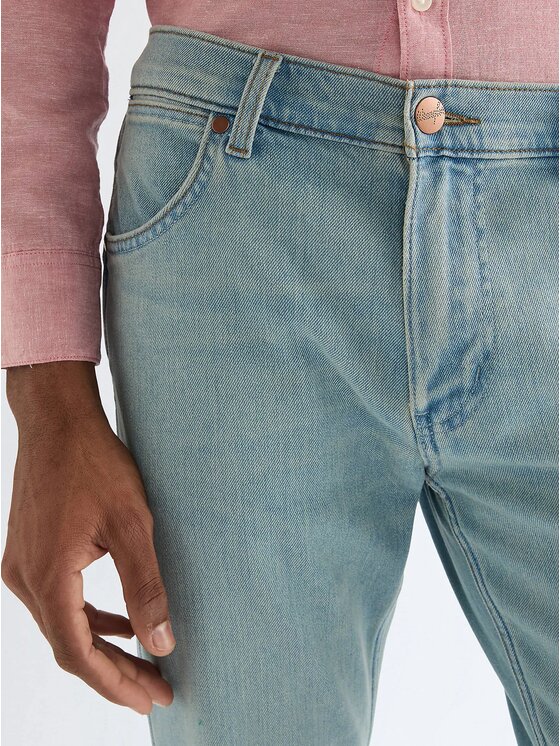 Wrangler Wrangler Jeansy GREENSBORO Niebieski Straight Leg