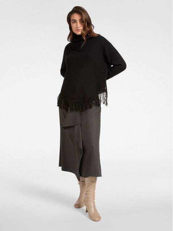 Elena Mirò Elena Mirò Cardigan M470Z000603N033 Nero A-Line Fit