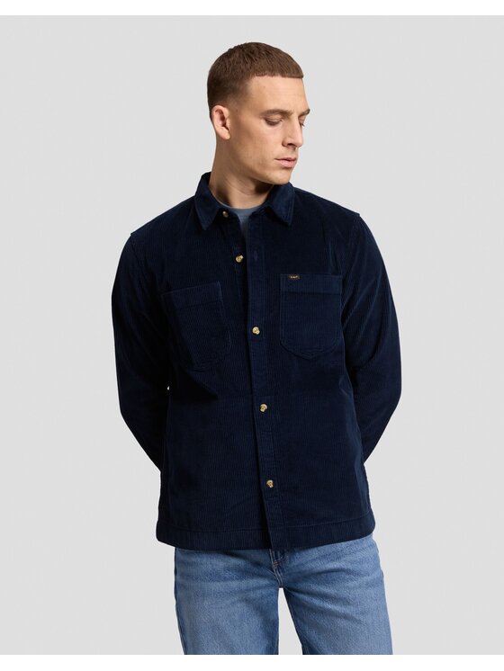 Lee Lee Koszula CAROLINA OVERSHIRT Szary Relaxed Fit
