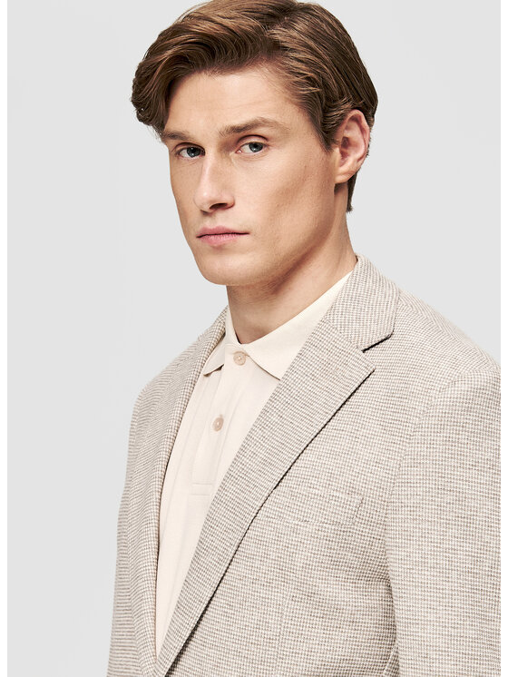 Pako Lorente Pako Lorente Marynarka P26SF-3X-004 Beżowy Slim Fit