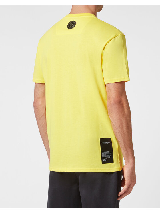 Plein Sport Plein Sport T-Shirt 2695 Żółty Regular Fit