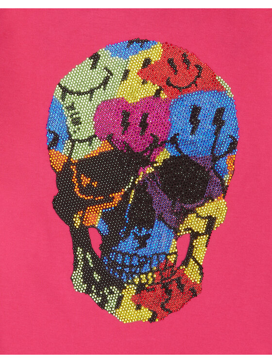 PHILIPP PLEIN PHILIPP PLEIN T-shirt 27817 Rosa Regular Fit
