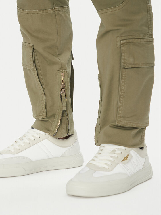 Aeronautica Militare Aeronautica Militare Текстилни панталони 251PA1387CT1493 Каки Regular Fit