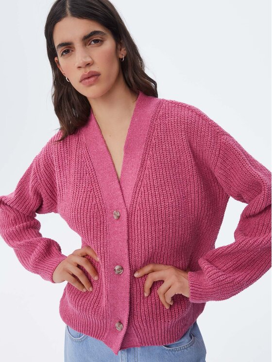americanos cardigan montana rose relaxed fit