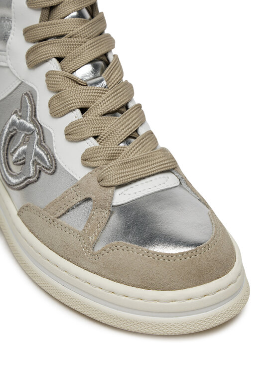 PINKO PINKO Sneakersy Mandy 02 SS0051 P040 Srebrny