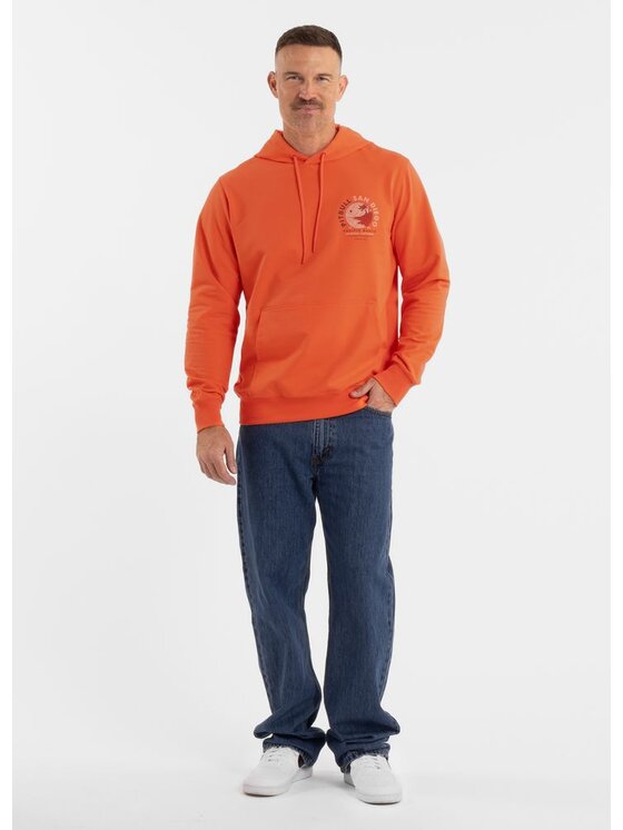 PITBULL PITBULL Bluza PLANET SURF Pomarańczowy Regular Fit