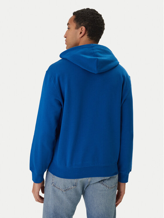 Calvin Klein Jeans Calvin Klein Jeans Džemperis ar kapuci LV04RC274G Zils Regular Fit