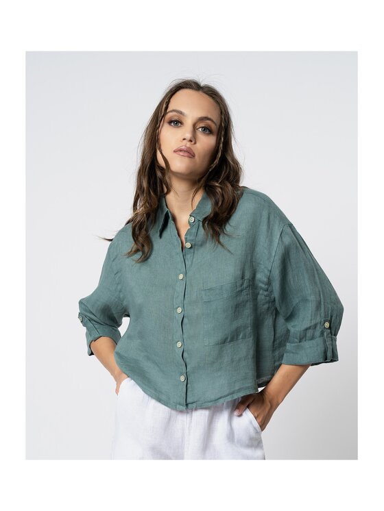 ACANFORA ACANFORA Camicia 5074-AGA Verde Regular Fit