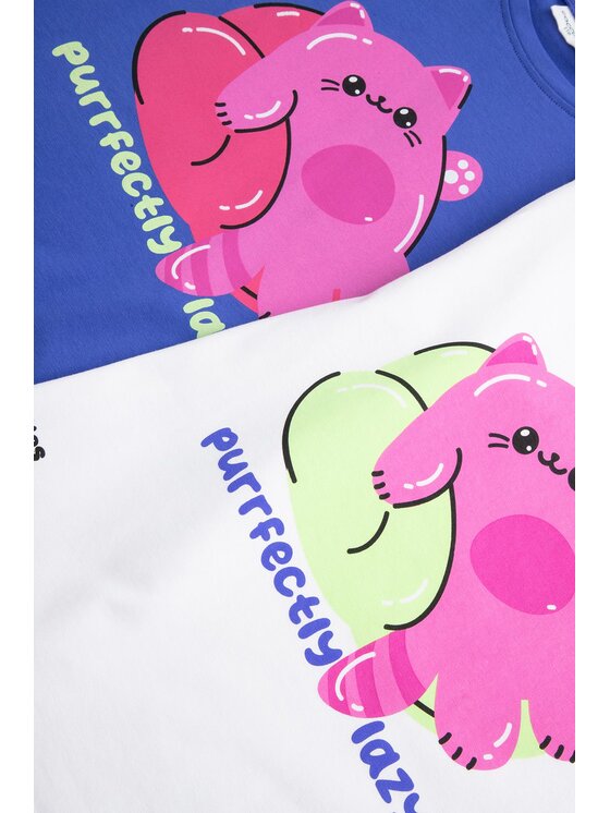 Coccodrillo Coccodrillo T-Shirt ZC6143201SGK-014 Niebieski Regular Fit