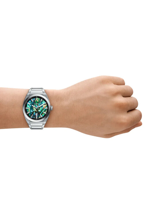 Fossil Fossil Zegarek FS6114 Srebrny
