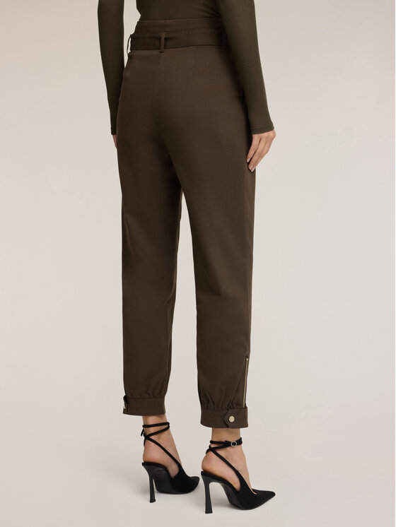 Motivi Motivi Pantaloni di tessuto P314Q204285N035 Verde Regular Fit