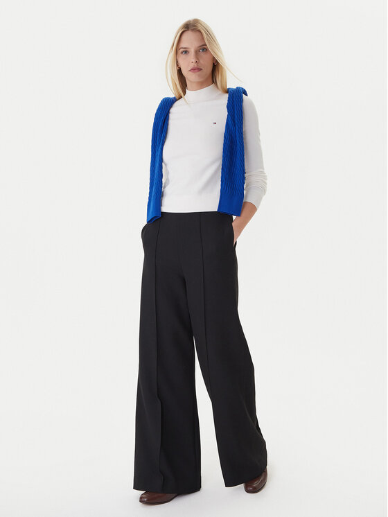 Tommy Hilfiger Tommy Hilfiger Megztinis WW0WW47462 Écru Regular Fit