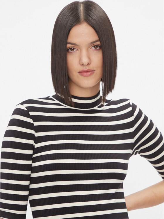 Tommy Hilfiger Tommy Hilfiger Hétköznapi ruha WW0WW40610 Fekete Slim Fit