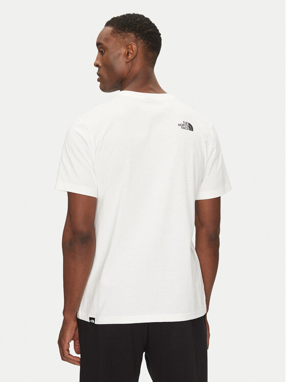 The North Face The North Face Tricou Fine NF0A8A6M Alb Regular Fit