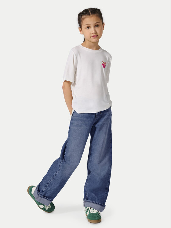 Kids ONLY Kids ONLY Jeansy Hope 15328381 Modrá Wide Leg
