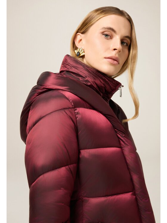 Oltre Oltre Kurtka puchowa F018J000237N036 Bordowy Baggy Fit