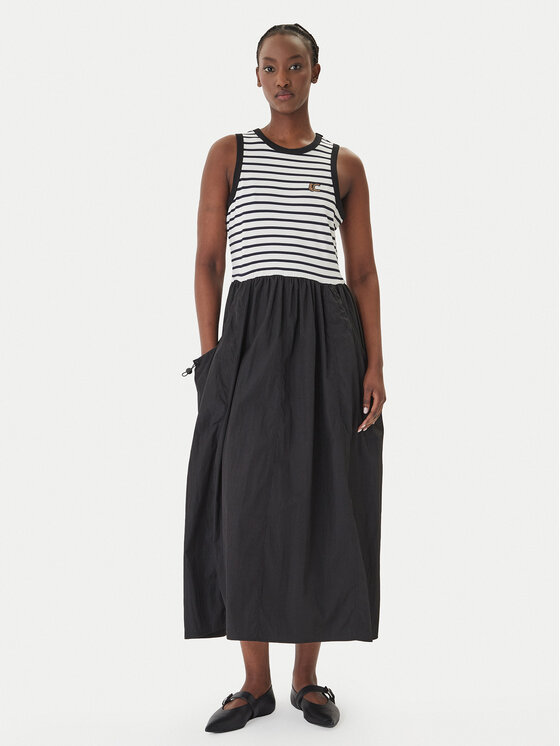 LOLA CASADEMUNT Sukienka codzienna LS2616151 Czarny Regular Fit