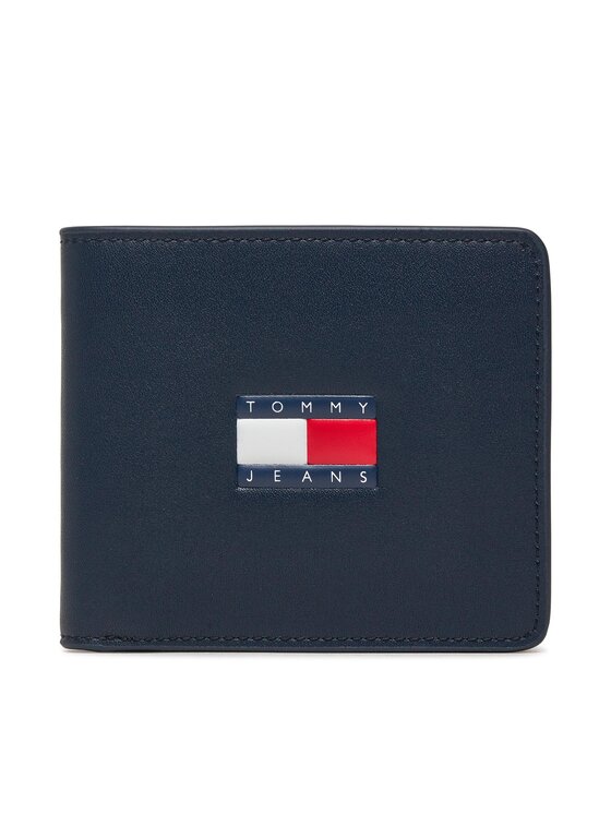 Tommy Jeans Tommy Jeans Портфейл Tjm Heritage Leather Cc Wallet AM0AM12082 Тъмносин
