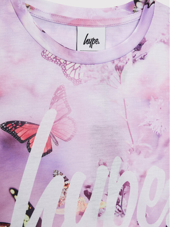 HYPE HYPE T-Shirt ZVLR-216 Różowy Regular Fit