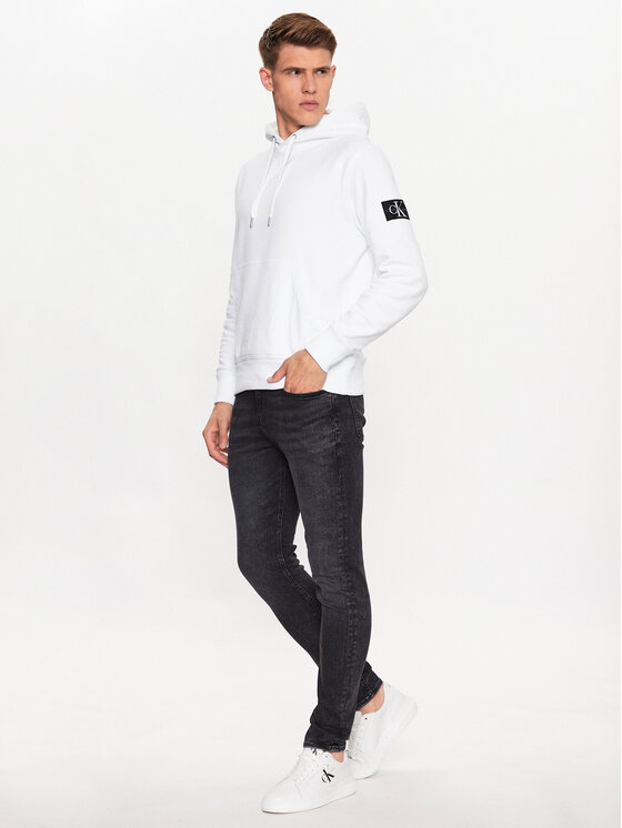 Calvin Klein Jeans Gray Cotton Sweatshirt