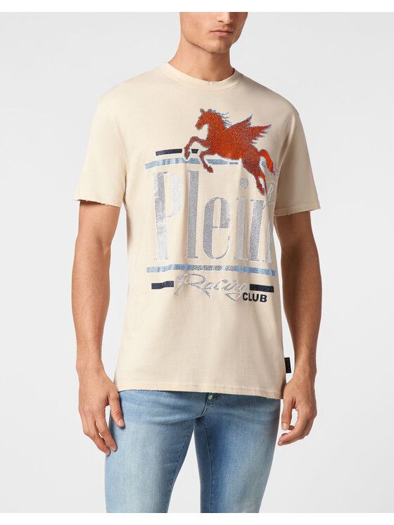 PHILIPP PLEIN PHILIPP PLEIN T-shirt 21087 Beige Regular Fit