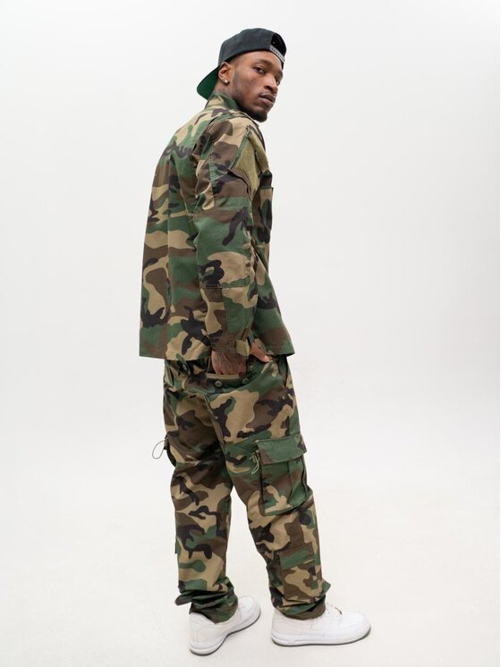 Jigga Wear Jigga Wear Dres Taktyczny Komplet militarny wojskowy usa moro mundur camo 129974 Khaki Regular Fit