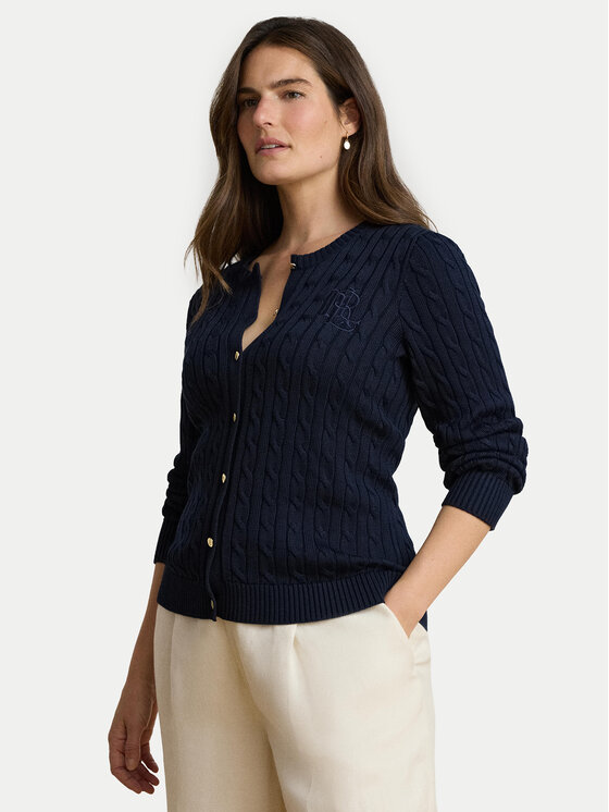 LAUREN RALPH LAUREN LAUREN RALPH LAUREN Kardiganas 200P14040002 Tamsiai mėlyna Regular Fit