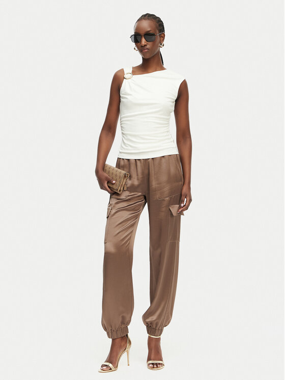 Marciano Guess Marciano Guess Top G6GP02 K3068 Creme Slim Fit