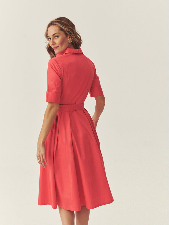 TATUUM Tatuum Sukienka codzienna NIKI 1 Różowy Flare Fit