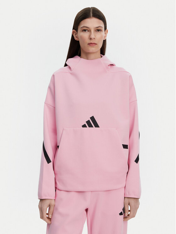 adidas adidas Pulóver Z.N.E. JD5992 Rózsaszín Loose Fit