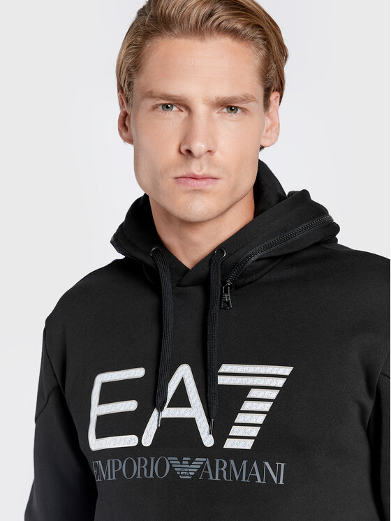 EA7 Emporio Armani EA7 Emporio Armani Majica dugih rukava 6LPM88 PJ07Z 1200 Crna Regular Fit