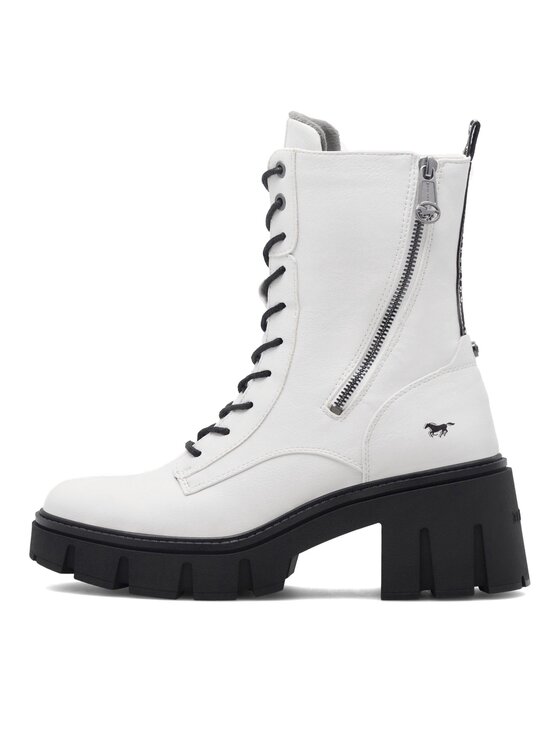 Mustang Mustang Botine 1471-502 Alb