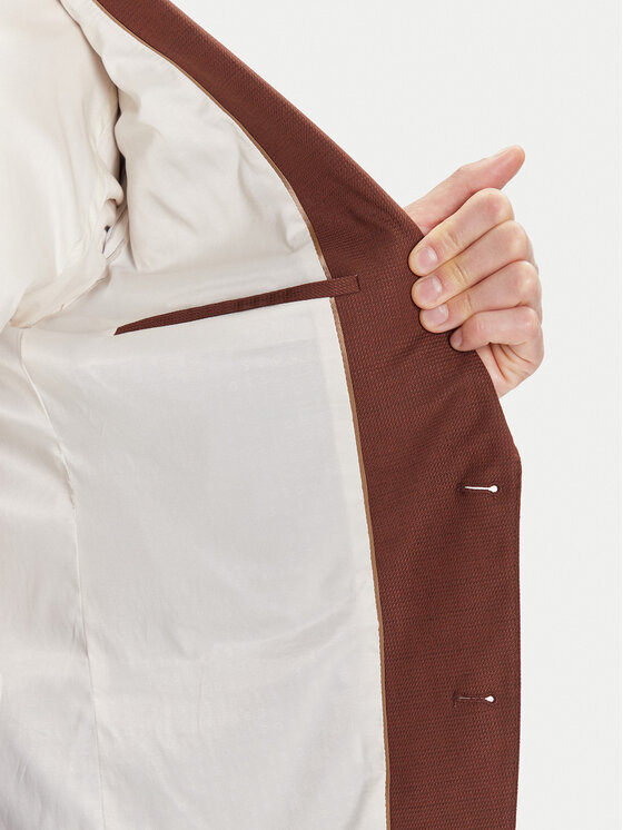BOSS BOSS Anzug H-Huge 50546080 Braun Slim Fit