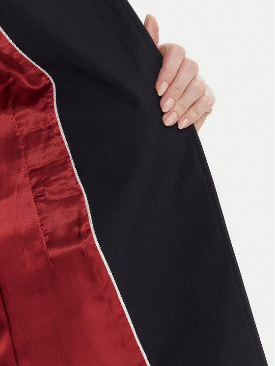 Tommy Hilfiger Tommy Hilfiger Тренч Heritage Single WW0WW24966 Cиній Regular Fit