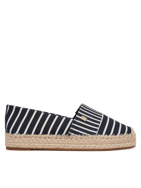 Tommy Hilfiger Tommy Hilfiger Espadrilky Th Platform Espadrille Stripes FW0FW09143 Tmavomodrá