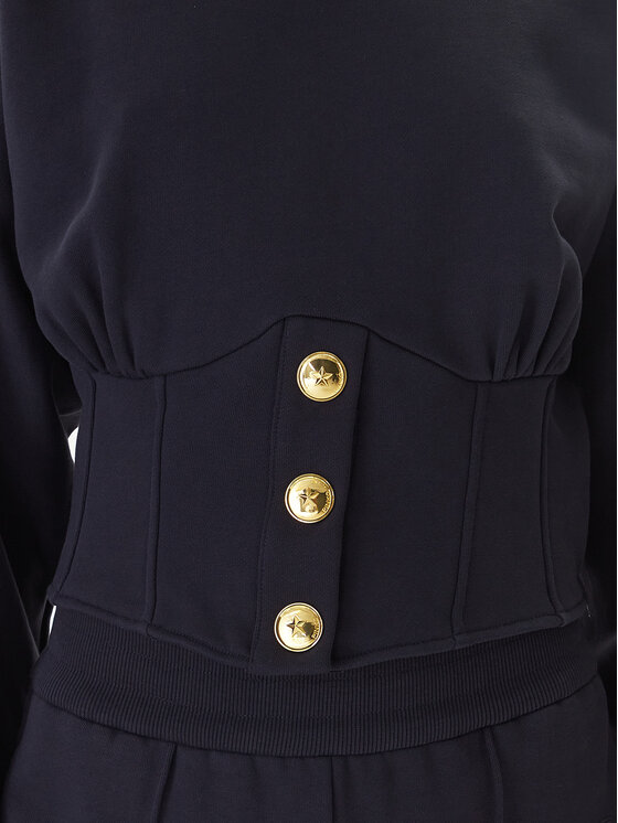 PINKO PINKO Bluză Mantovana 105612 A2TC Bleumarin Regular Fit