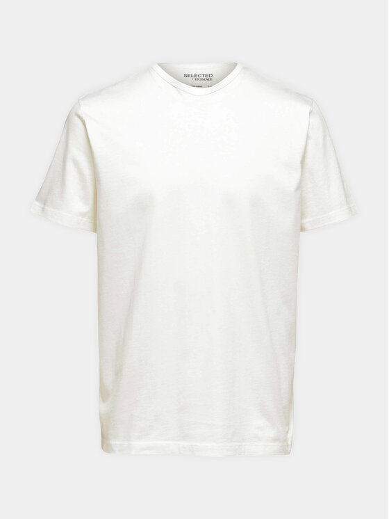 Selected Homme Selected Homme Majica 16088574 Bela Regular Fit