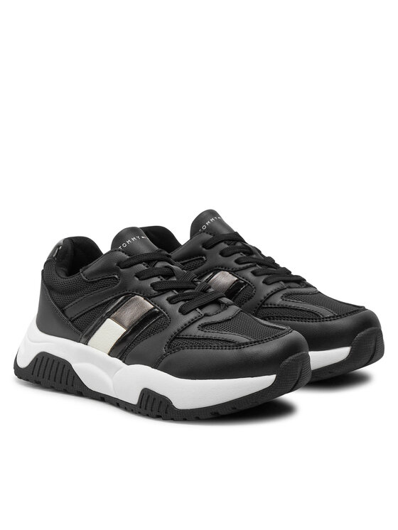 Tommy Hilfiger Tommy Hilfiger Sneakersy T3A9-33550-1697X399 S Czarny