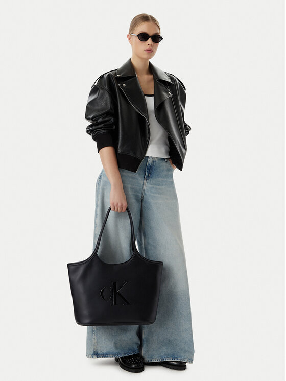 Calvin Klein Calvin Klein Handtasche Bold Ck LV04F3562G Schwarz