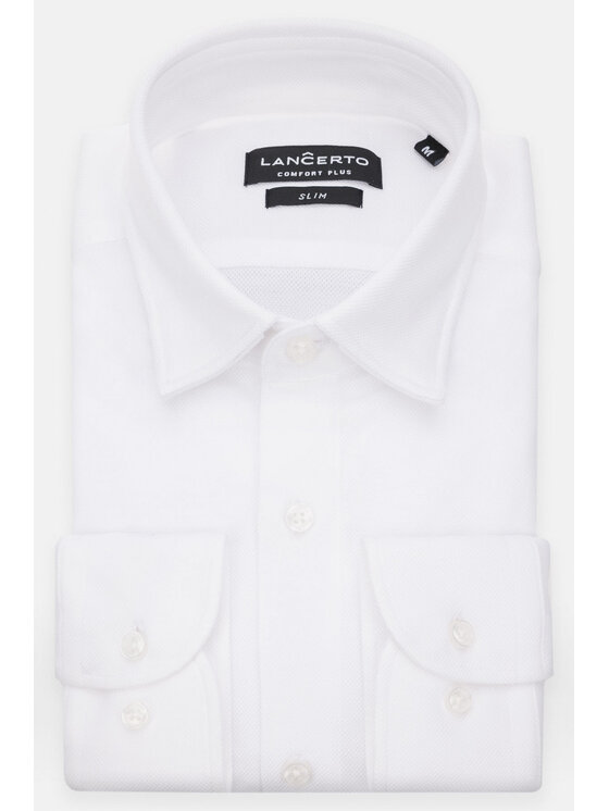 Lancerto Lancerto Koszula Danielle KO073222000021 Biały Slim Fit