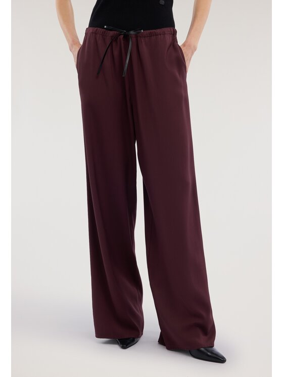 Trussardi Trussardi Spodnie materiałowe P271A002361N046 Bordowy Over Fit