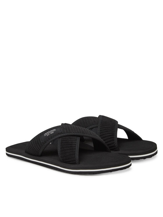 Jack & Jones Jack & Jones Šľapky Jfwkriskros 12274562 Čierna