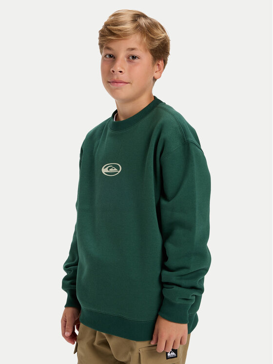 Quiksilver Quiksilver Pulóver Salt Water Graphic EQBFT03960 Zöld Regular Fit