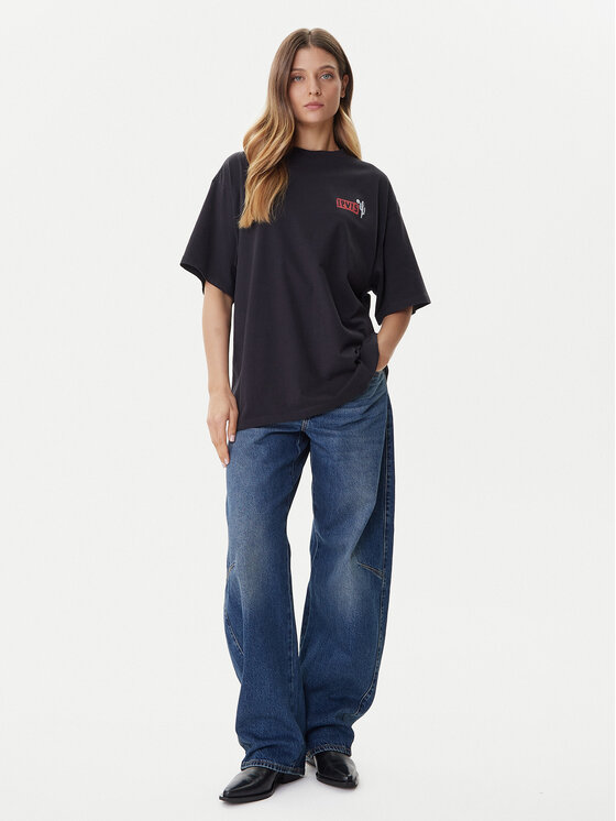 Levi's® Levi's® Tricou Graphic 000G4-0020 Negru Relaxed Fit
