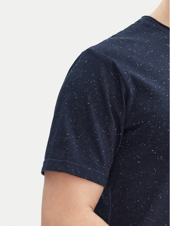 INDICODE INDICODE T-Shirt Carlsin 41-121 Dunkelblau Regular Fit