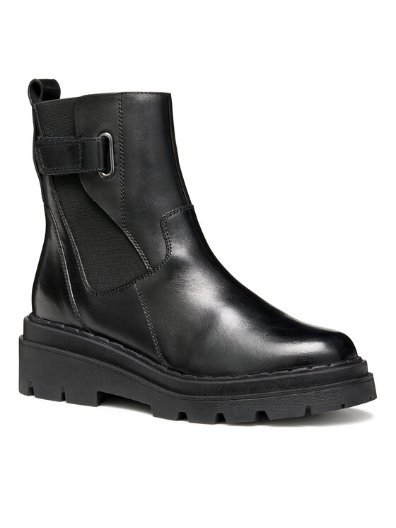 Geox Geox Čizme D Felleny D56XEC 00043 C9999 Crna