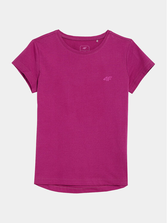 4F 4F T-Shirt 4FJAW23TTSHF0816 Rosa Regular Fit