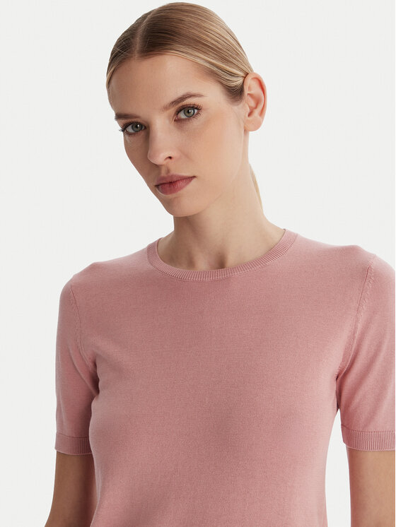 Weekend Max Mara Weekend Max Mara T-shirt Gabarra 2615361081 Ružičasta Slim Fit