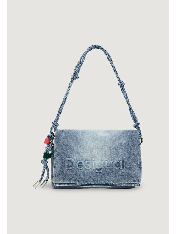 Desigual Desigual Torebka BAG_HALF LOGO V Niebieski