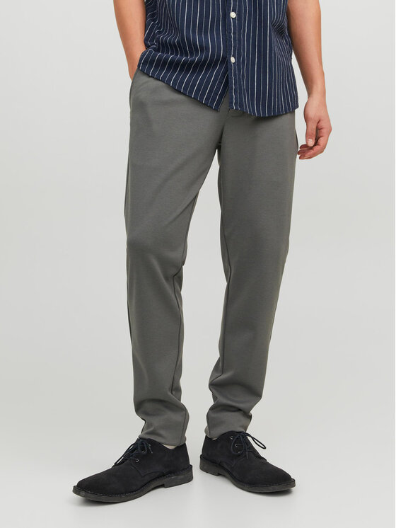 Jack&Jones Chino nohavice Marco 12173623 Sivá Slim Fit